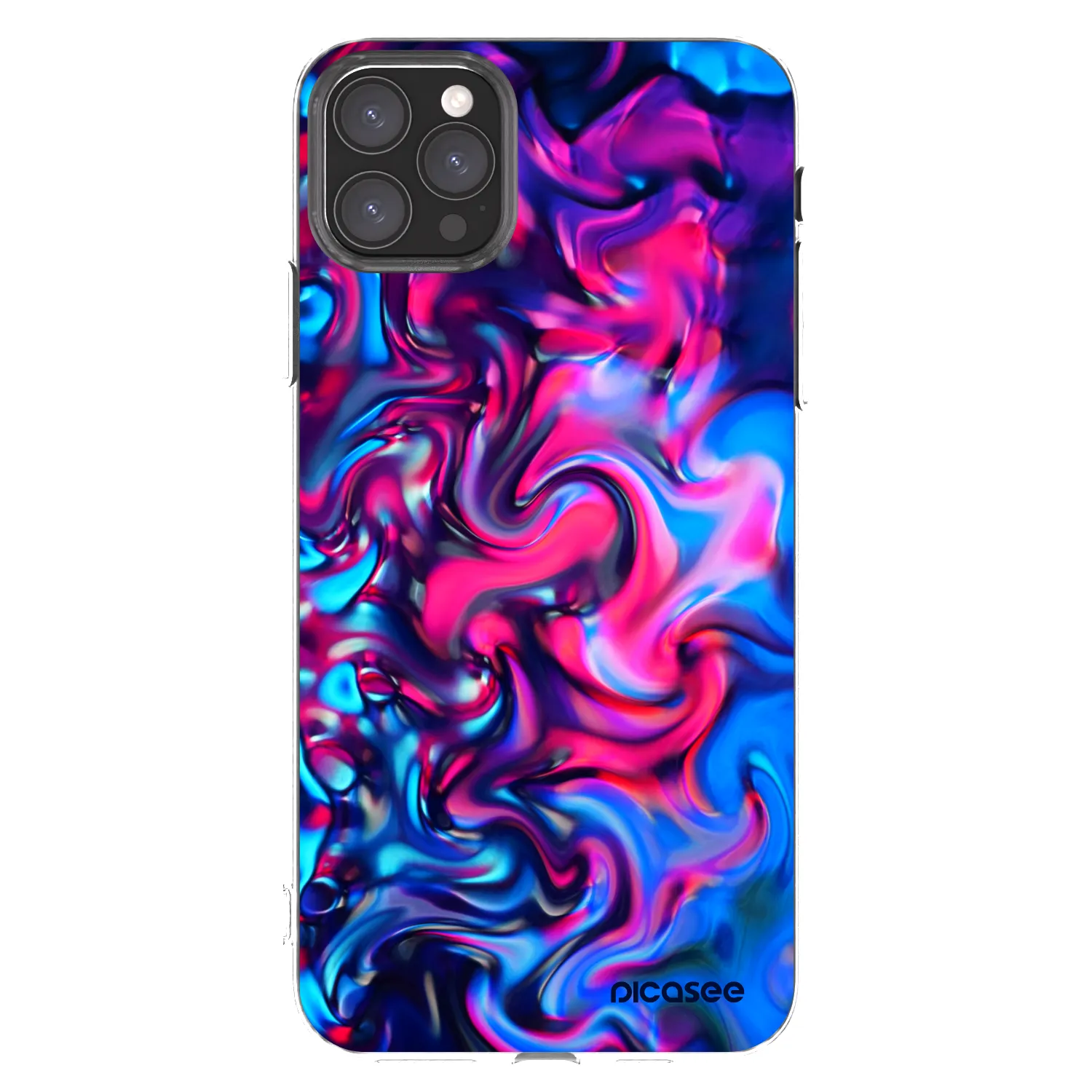 Picasee silikonski prozorni ovitek za Apple iPhone 11 Pro Max - Redlight