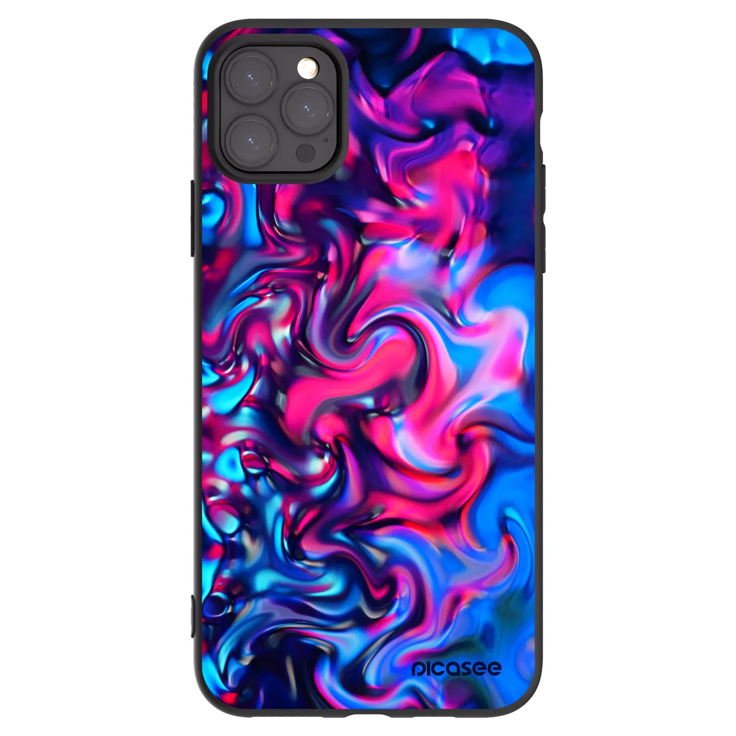 Picasee silikonski črni ovitek za Apple iPhone 11 Pro Max - Redlight