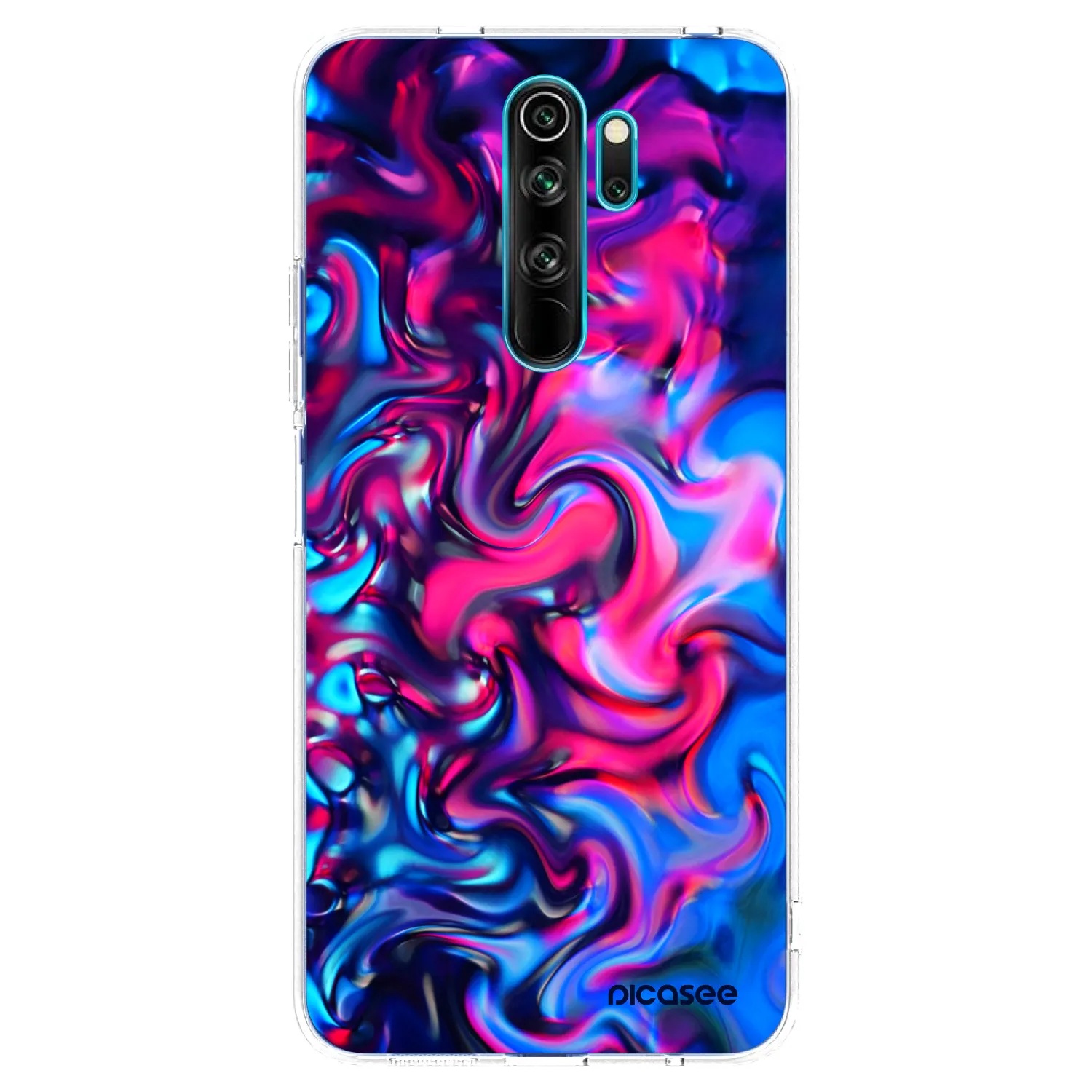 Picasee silikonski prozorni ovitek za Xiaomi Redmi Note 8 Pro - Redlight