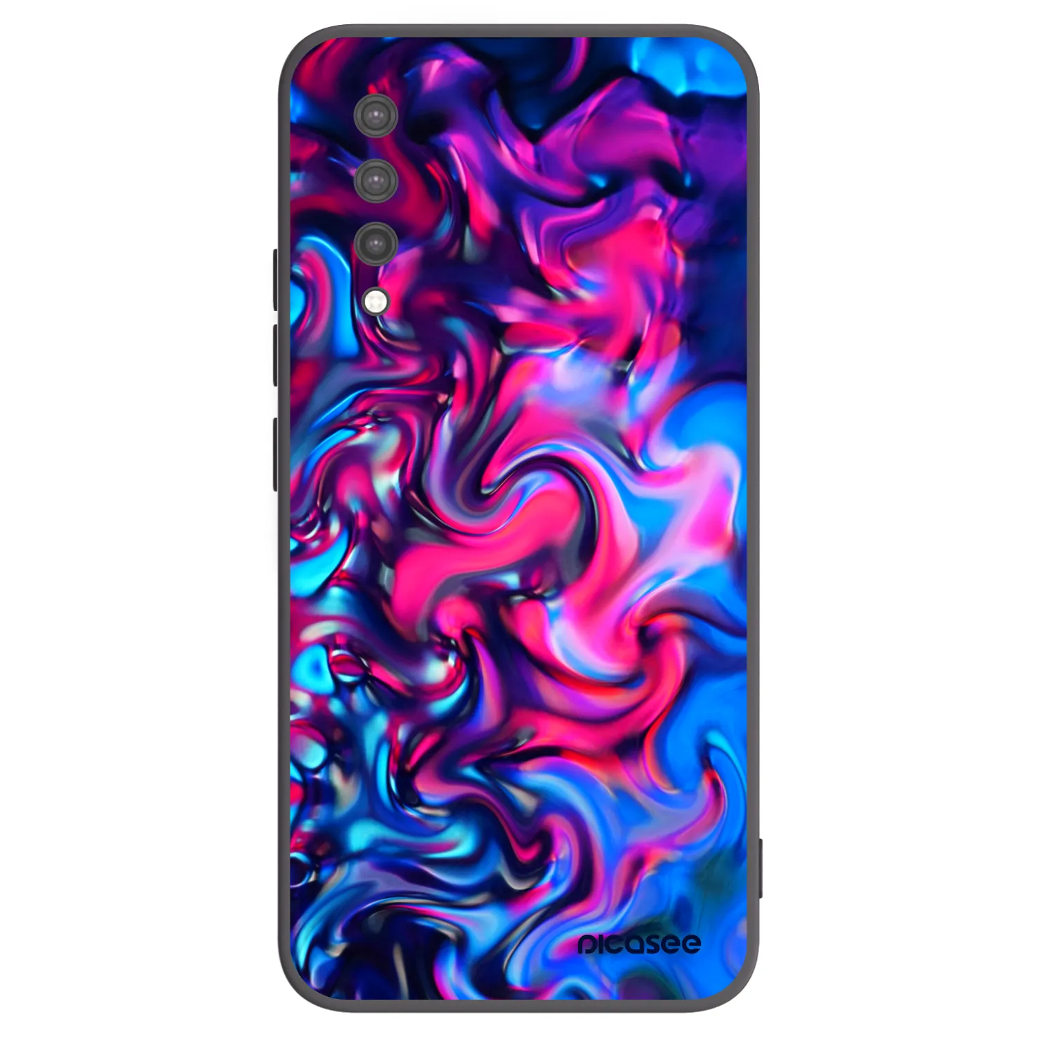 Picasee silikonski črni ovitek za Xiaomi Mi 9 Lite - Redlight