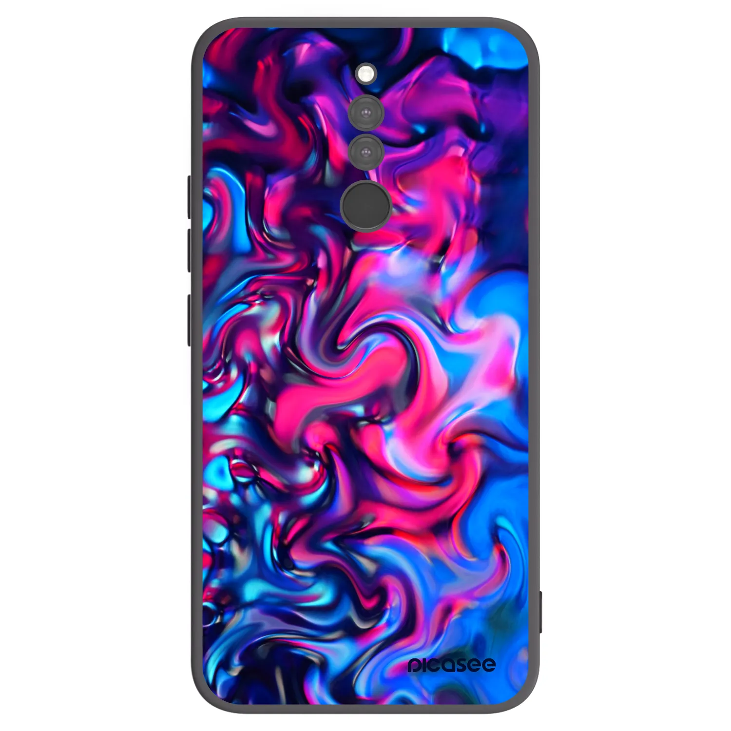 Picasee silikonski črni ovitek za Xiaomi Redmi 8 - Redlight