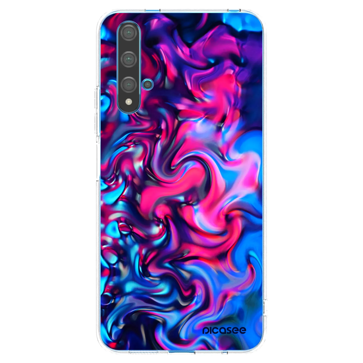 Picasee silikonski prozorni ovitek za Huawei Nova 5T - Redlight