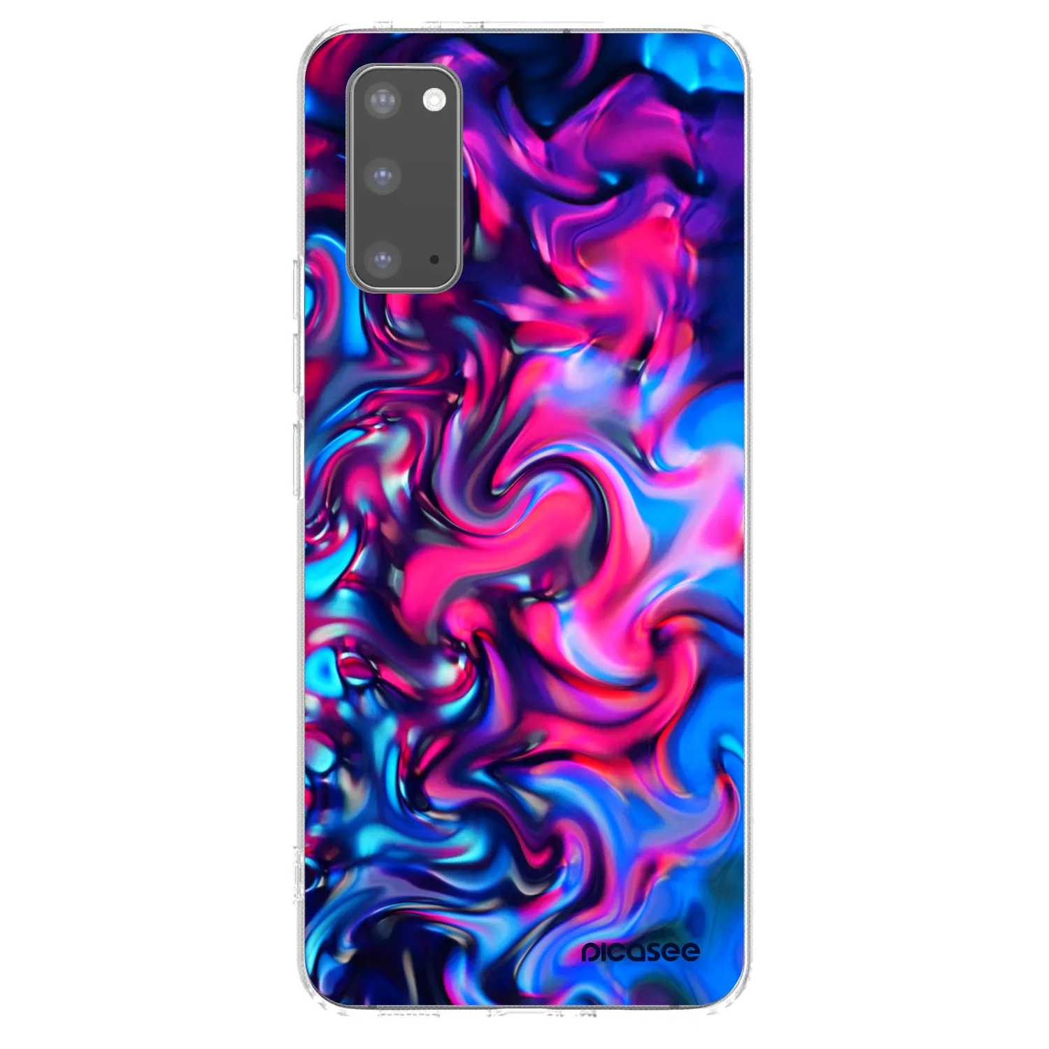 Picasee silikonski prozorni ovitek za Samsung Galaxy S20 G980F - Redlight