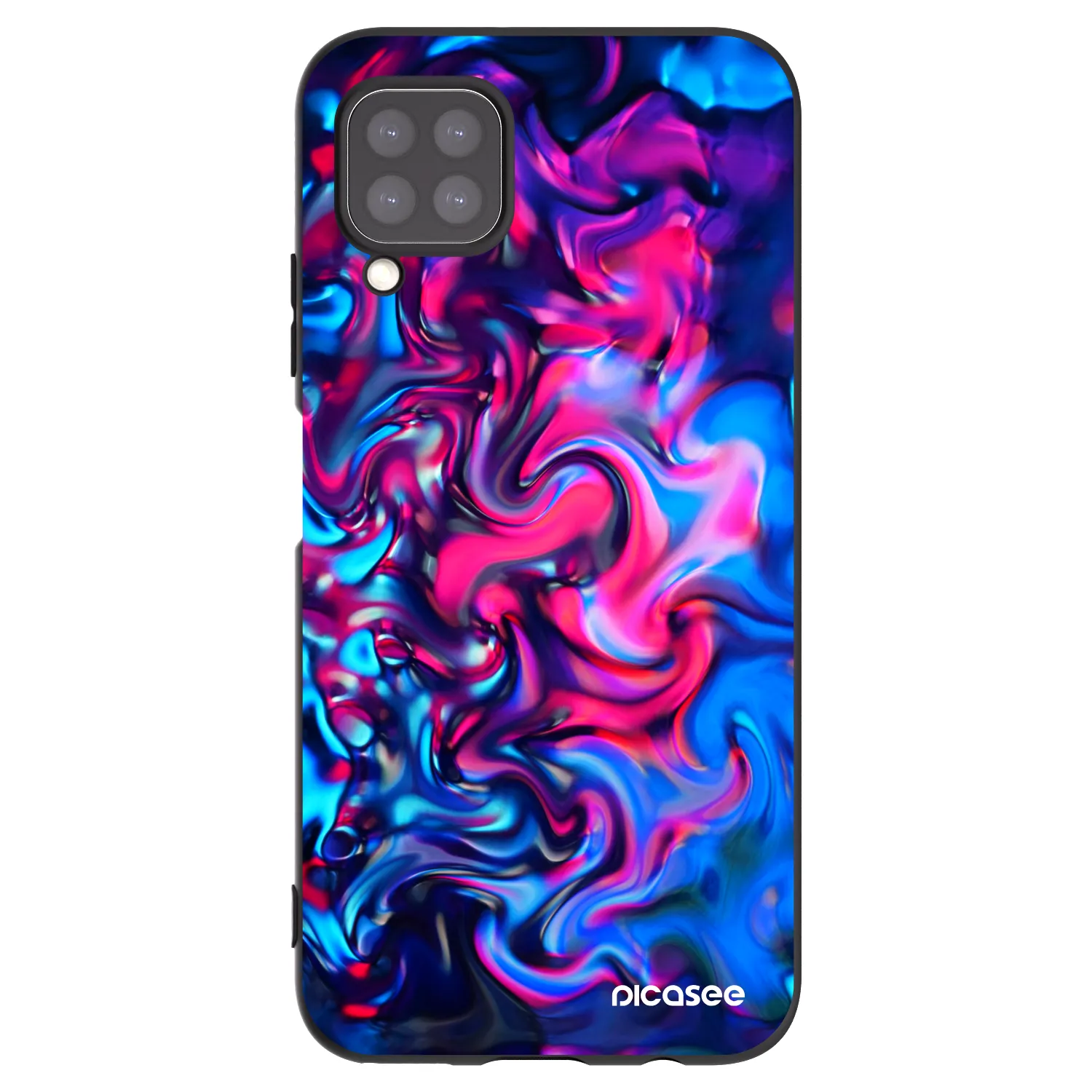 Picasee silikonski črni ovitek za Huawei P40 Lite - Redlight