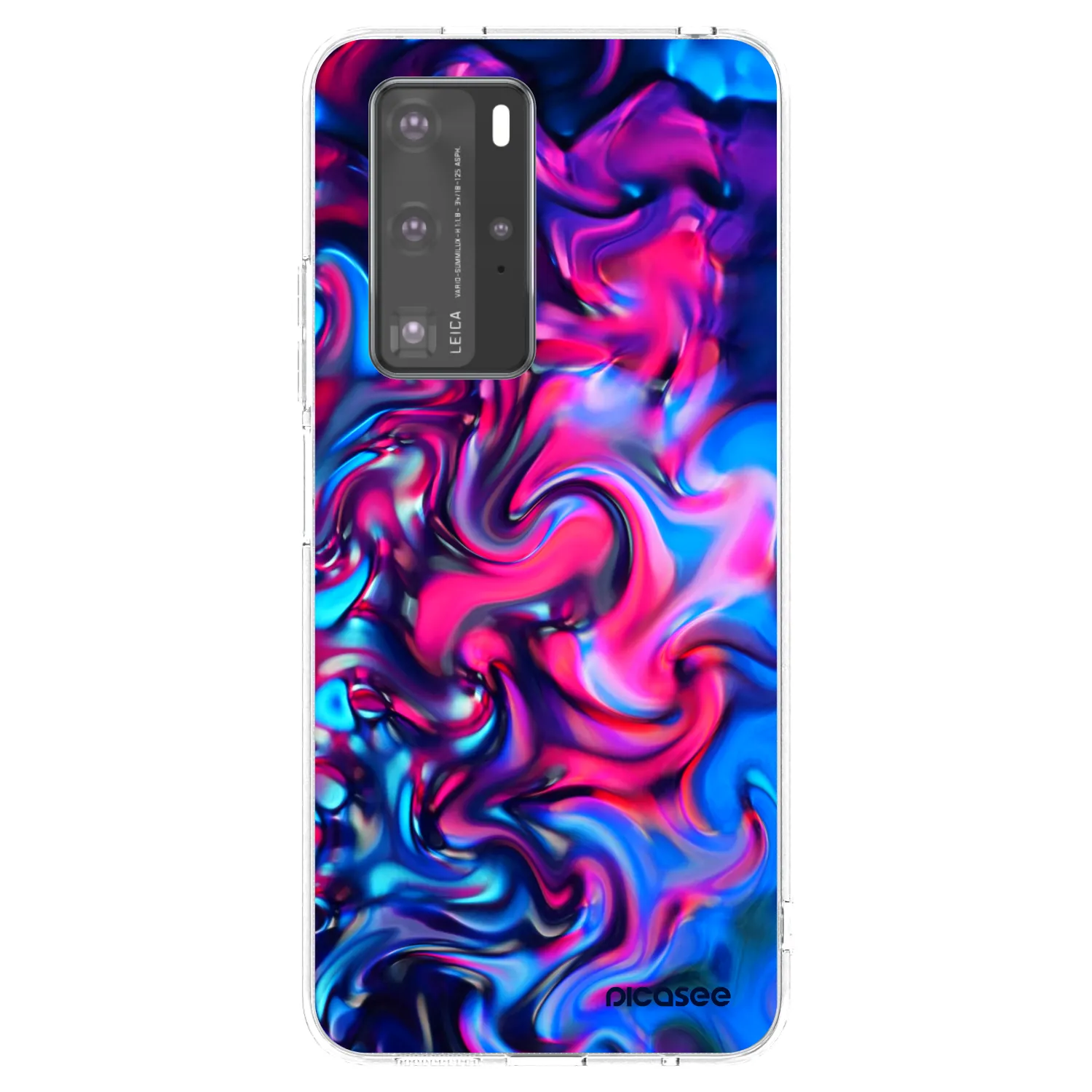 Picasee silikonski prozorni ovitek za Huawei P40 Pro - Redlight