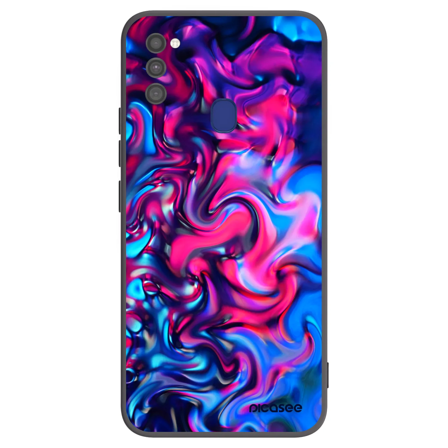 Picasee silikonski črni ovitek za Samsung Galaxy M21 M215F - Redlight