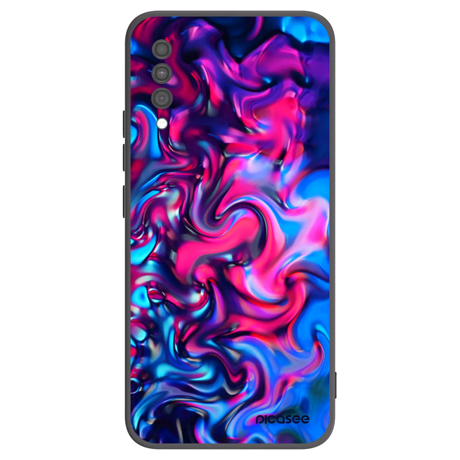 Picasee silikonski črni ovitek za Samsung Galaxy A30s A307F - Redlight