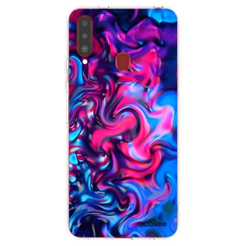 Picasee silikonski prozorni ovitek za Samsung Galaxy A20s - Redlight