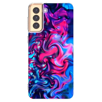 Picasee silikonski prozorni ovitek za Samsung Galaxy S21+ 5G G996F - Redlight