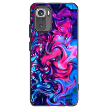 Picasee silikonski črni ovitek za Xiaomi Redmi Note 10 - Redlight