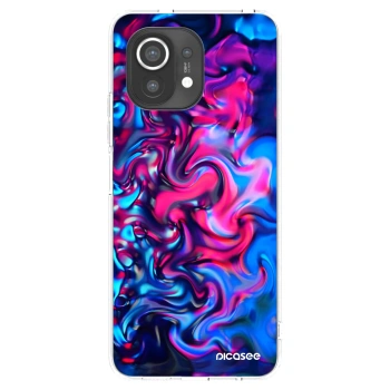 Picasee silikonski prozorni ovitek za Xiaomi Mi 11 - Redlight