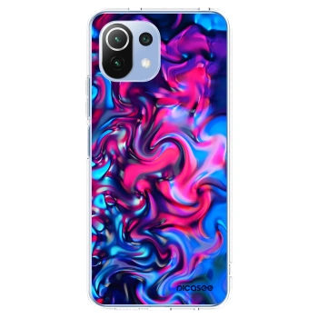 Picasee silikonski prozorni ovitek za Xiaomi Mi 11 Lite - Redlight