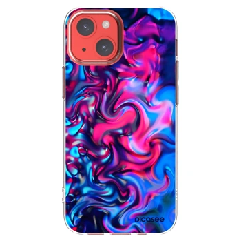 Picasee silikonski prozorni ovitek za Apple iPhone 13 mini - Redlight