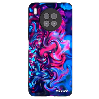 Picasee silikonski črni ovitek za Huawei Nova 8i - Redlight