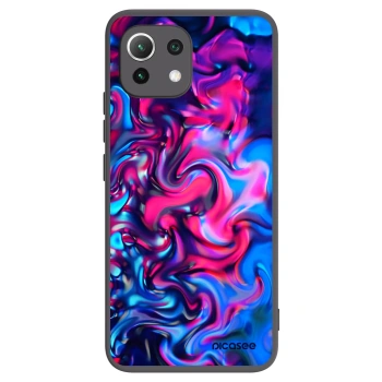 Picasee silikonski črni ovitek za Xiaomi 11 Lite 5G NE - Redlight