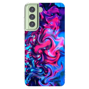 Picasee silikonski prozorni ovitek za Samsung Galaxy S21 FE 5G - Redlight