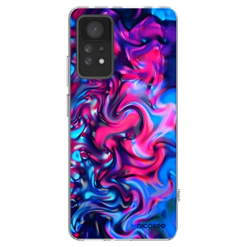 Picasee silikonski prozorni ovitek za Xiaomi Redmi Note 11 Pro 5G - Redlight