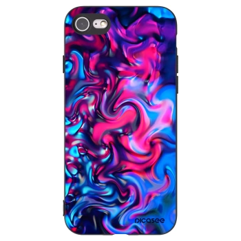 Picasee silikonski črni ovitek za Apple iPhone SE 2022 - Redlight