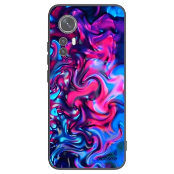 Picasee silikonski črni ovitek za Xiaomi 12 - Redlight