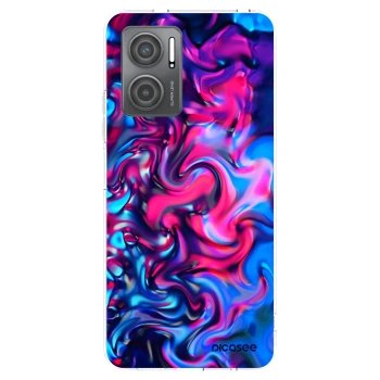 Picasee silikonski prozorni ovitek za Xiaomi Redmi 10 5G - Redlight