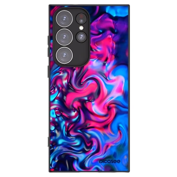 Picasee silikonski črni ovitek za Samsung Galaxy S23 Ultra 5G - Redlight