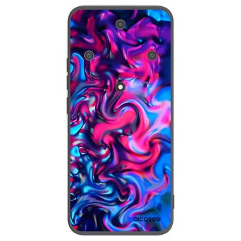 Picasee silikonski črni ovitek za Honor Magic5 Lite 5G - Redlight