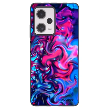 Picasee silikonski črni ovitek za Xiaomi Redmi Note 12 Pro+ 5G - Redlight