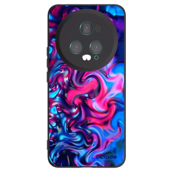 Picasee silikonski črni ovitek za Honor Magic5 Pro - Redlight