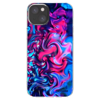 Picasee silikonski prozorni ovitek za Apple iPhone 15 Plus - Redlight