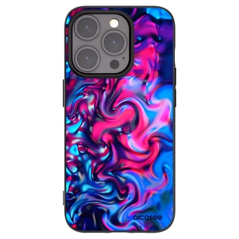 Picasee silikonski črni ovitek za Apple iPhone 15 Pro - Redlight