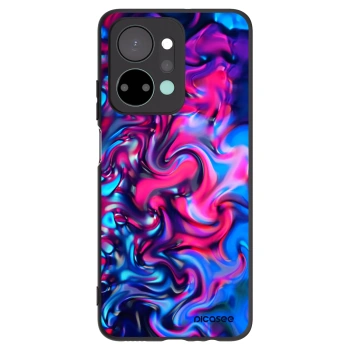 Picasee silikonski črni ovitek za Honor X7a - Redlight