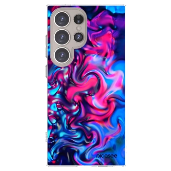 Picasee silikonski prozorni ovitek za Samsung Galaxy S24 Ultra S928B 5G - Redlight