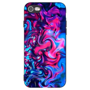 Picasee silikonski črni ovitek za Apple iPhone 8 - Redlight