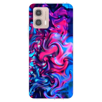 Picasee silikonski prozorni ovitek za Motorola Moto G53 5G - Redlight