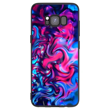 Picasee silikonski črni ovitek za Samsung Galaxy S8 G950F - Redlight