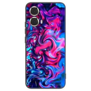 Picasee silikonski črni ovitek za Motorola Moto G85 - Redlight