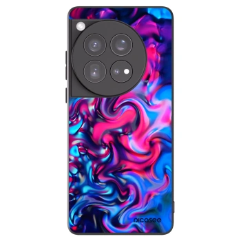 Picasee silikonski črni ovitek za OnePlus 12 5G - Redlight