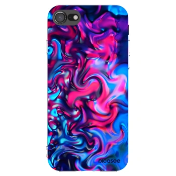 Picasee silikonski prozorni ovitek za Apple iPhone 7 - Redlight