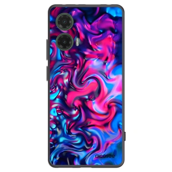 Picasee silikonski črni ovitek za Motorola Moto G35 5G - Redlight