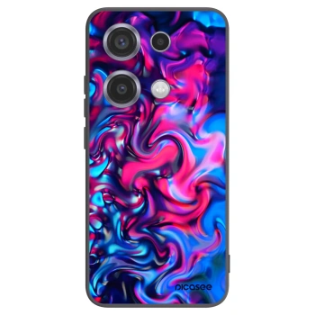 Picasee silikonski črni ovitek za Xiaomi Redmi Note 14S - Redlight