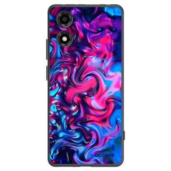 Picasee silikonski črni ovitek za Motorola Moto E14 - Redlight