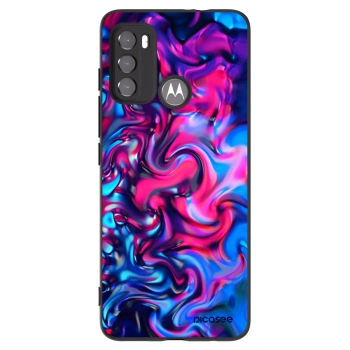 Picasee silikonski črni ovitek za Motorola Edge 60 5G - Redlight