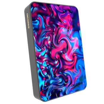 Picasee Prenosna baterija z MagSafe 10 000 mAh Siva - Redlight
