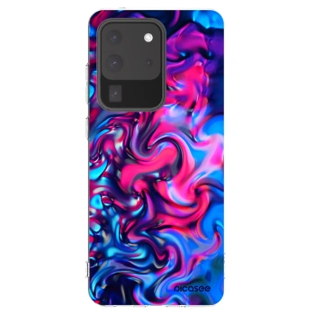 Picasee silikonski prozorni ovitek za Samsung Galaxy S20 Ultra 5G G988F - Redlight