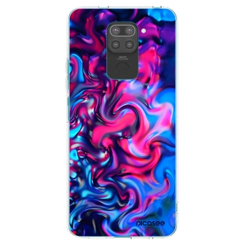 Picasee silikonski črni ovitek za Xiaomi Redmi Note 9 - Redlight