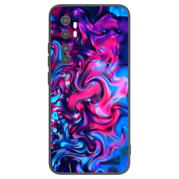 Picasee silikonski črni ovitek za Xiaomi Mi Note 10 Lite - Redlight