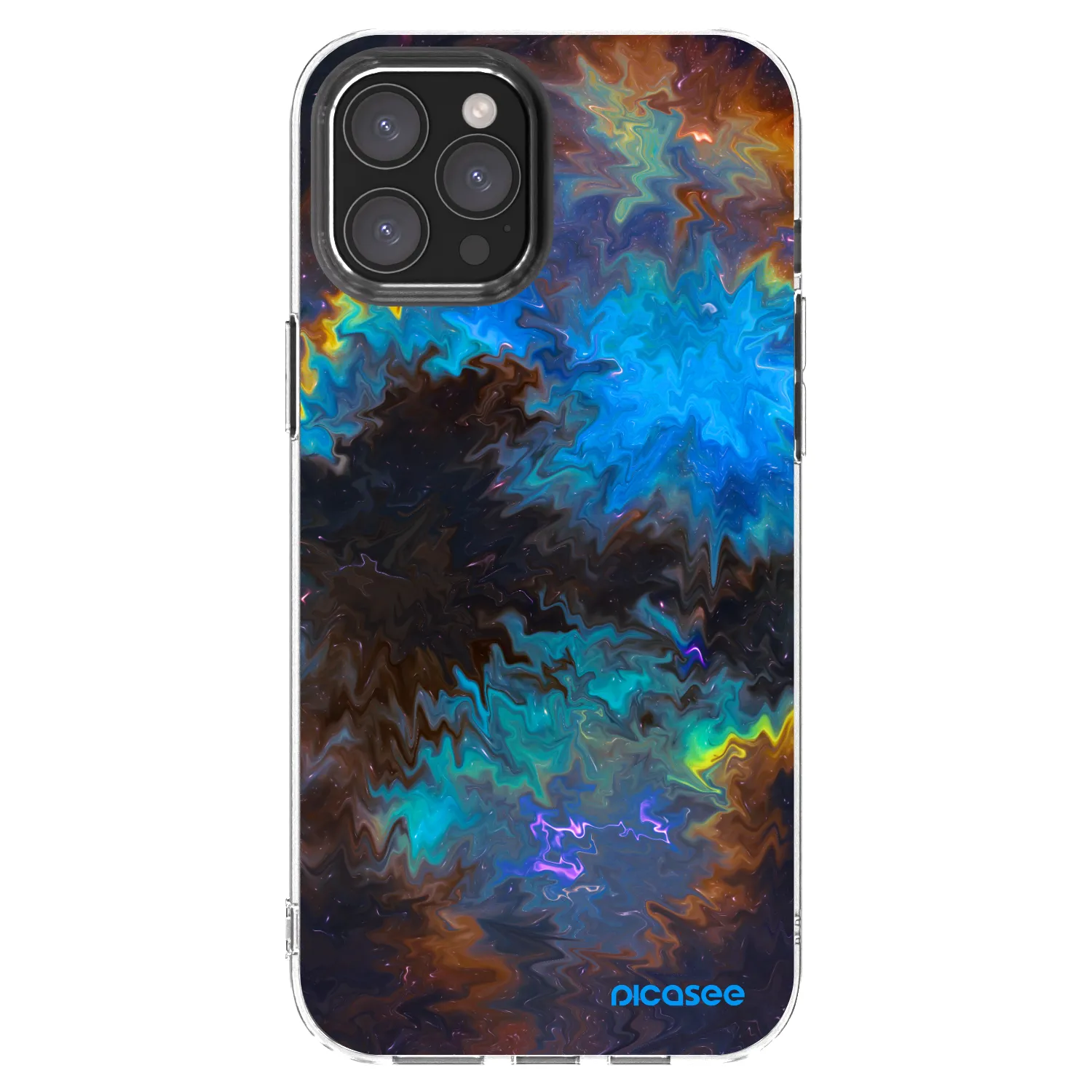 Picasee silikonski prozorni ovitek za Apple iPhone 12 Pro Max - Space