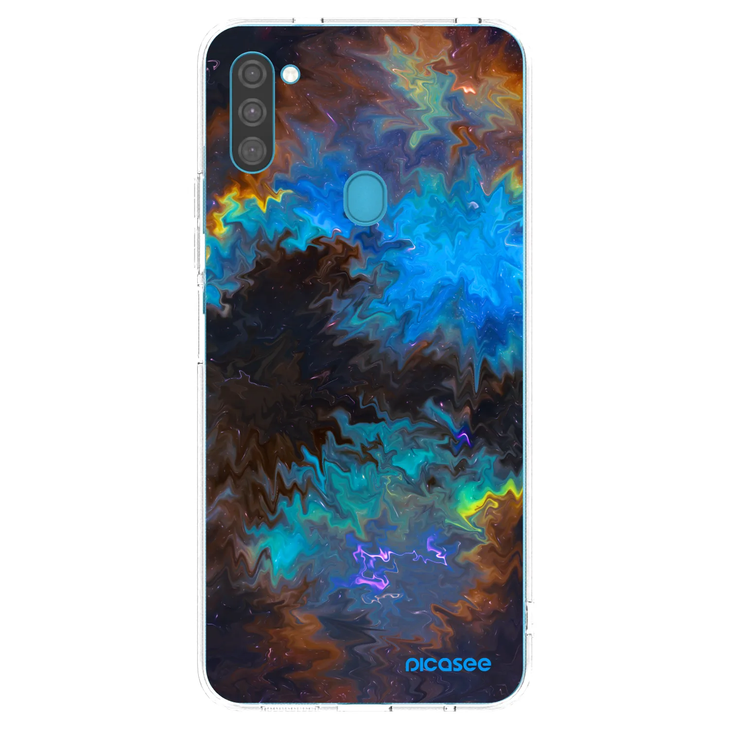 Picasee silikonski prozorni ovitek za Samsung Galaxy M11 - Space