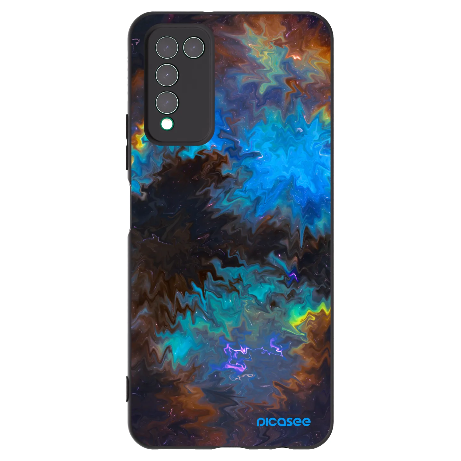 Picasee silikonski črni ovitek za Honor 10X Lite - Space