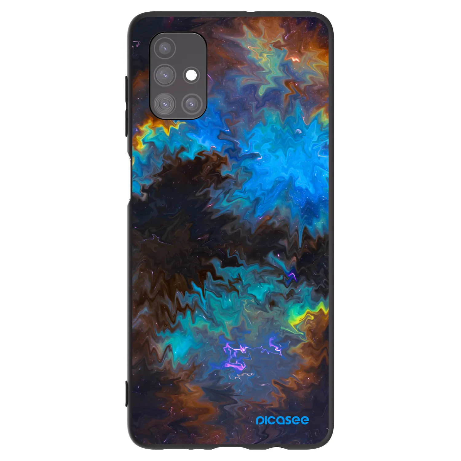 Picasee silikonski črni ovitek za Samsung Galaxy M51 M515F - Space